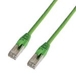 0.5m Ethernet Cable 2xRJ45 CAT6 S/FTP (green)