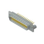 D-SUB MALE PCB connector 25pins with 4-40UNC thread spacer