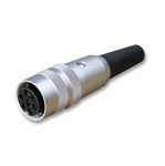 M16 7-pole Straight Female Connector