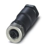 M12-S Power (3+PE) FeMale Circular Cable Connector