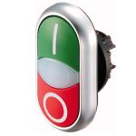 M22-DDL-GR-X1/X0 2-Way Pushbutton,green on,red off,22mm,Momentary,(216700)