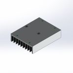 DIN Rail Mountable Heatsink for Three Phase Solid State Relay(SSR) 15-40Amps