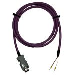 3m RS485 COM Cable Delta A2&B2 ServoDriver, Firewire(IEEE1394)-->> 2 Wire Open-End