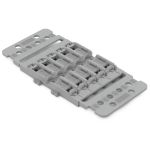 WAGO 221-2505, Mounting carrier with strain relief, 5 way