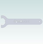Wrench for GUK 03 m17x1 Locking Nuts
