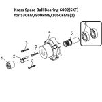 AMB (Kress) Spare SKF Ball Bearing 6002 (6)