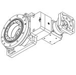 DCNC-HSR-F230 I=40 Hollow Shaft Reducer (126x126 KUKA Servo S=19mm)