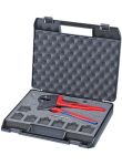 KNIPEX 97 43 200 Crimptool, without crimpinserts, in plastic case