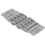 WAGO 221-2504, Mounting carrier with strain relief, 4 way