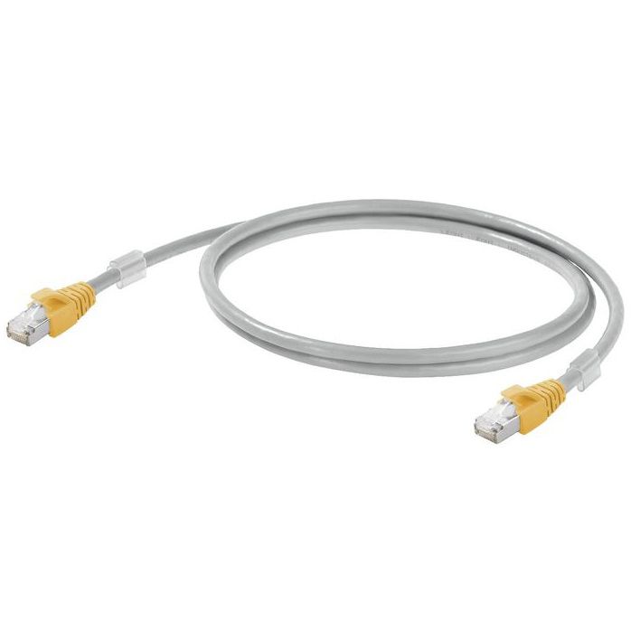 05m ethernet cable 2xrj45 cat6a sftp crossover grey