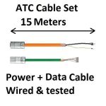 15m ATC71 Cable set (Power + Data)
