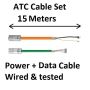 15m ATC71 Cable set (Power + Data)