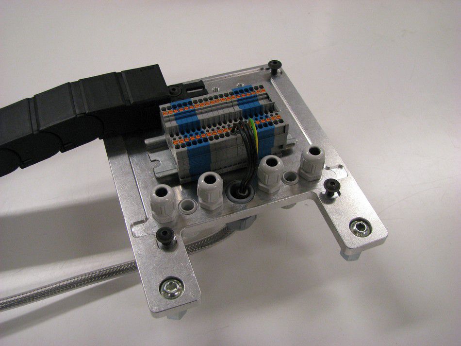 16mm ls module parts 40x160ljunction box plate