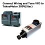 Connect Wiring & Tune VFD to Teknomotor 0kW-4kW 380V (Star)