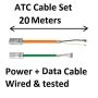 20m ATC71 Cable set (Power + Data)