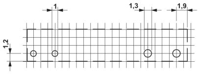 2304-3 Plug-in miniature SSR input 24 V DC output 3 - 48 V DC10 dimensions