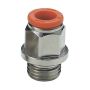 2L01012 Push-in fitting Ø10mm x 1/4inch, Straight, Cylindrical, Male (R1)
