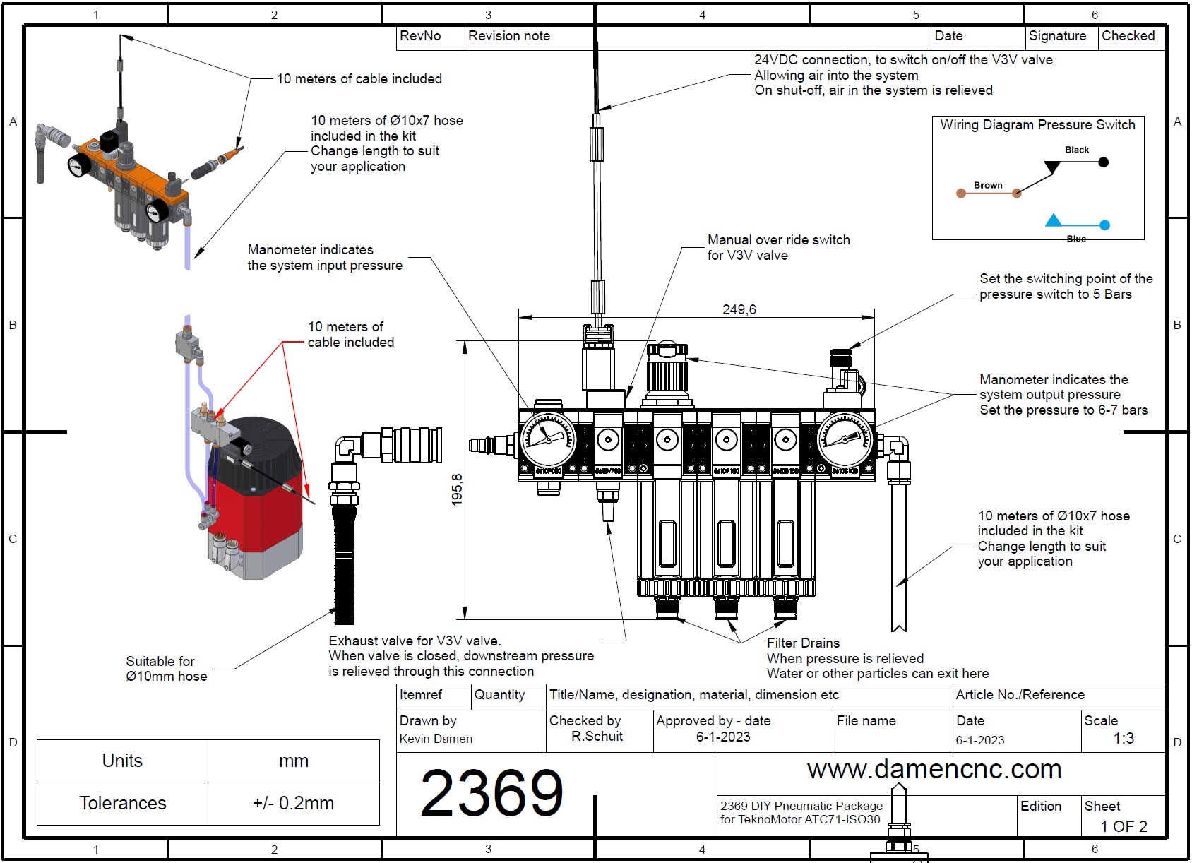23693 diy pneumatic package for teknomotor atc71iso30 connection diagram 1