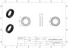 5791-3 25x40x10mm Radial shaft seal type A with one sealing lip 2D Dimensions