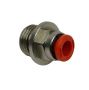 2L01008 Push-in fitting Ø6mm x 1/4inch, Straight, Cylindrical, Male (R1)
