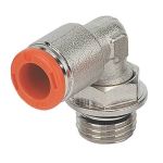 2L31003 Push-in fitting Ø4mm x 1/4inch, Rotary Elbow, Cylindrical, Male (R31)