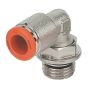 2L31013 Push-in fitting Ø10mm x 1/4inch, Rotary Elbow, Cylindrical, Male (R31)
