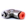 2L31001 Push-in fitting Ø4mm x M5, Rotary Elbow, Cylindrical, Male (R31)