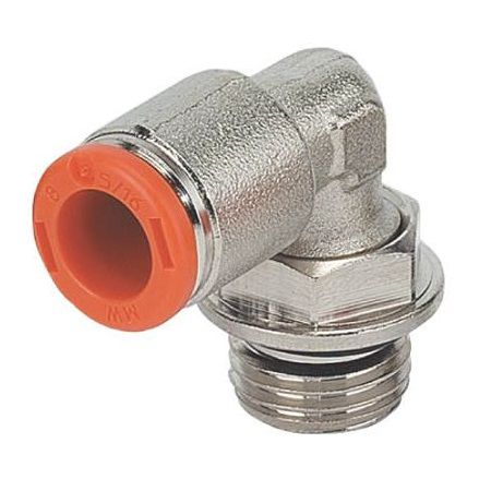 2l31009 pushin fitting 6mm x 14inch rotary elbow cylindrical male r31