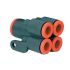 61151 2l42002 in 1x6mm1 out 4x4mm double y coupler rl42 render