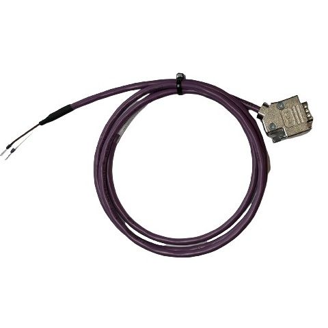 2m rs485 com cable delta hmi 9p dsub 2 wire openend
