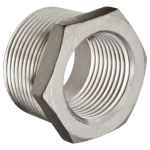 G 2“ to G 1 1/2“ Hex Bushing / Thread Reducer 316 Stainless Steel