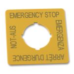 Eaton Moeller M22-XYK1 LABEL, EMERGENCY STOP, 4 Languages Eaton Moeller M22-XYK1 LABEL, EMERGENCY STOP, 4 Languages