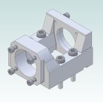 40x40 Servo Motor Bracket (MBA10-B) for FK10 40x40 Servo Motor Bracket (MBA10-B) for FK10