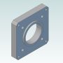 Input Flange 80x80mm Servo for DCNC-RAG-F70