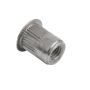 M6 nut, 0.7-4.2mm plate thickness, Blind rivet nut, Galvanized steel (080334)