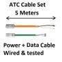5m ATC71 Cable set (Power + Data)