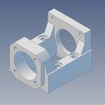 60x60 Servo Motor Bracket (MBA15-D) for FK15