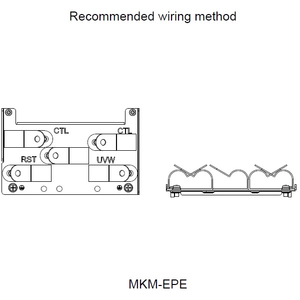 62533 mkmepe emc kit for delta vfdms300 and me300 frame size e wiring method