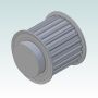AT5 Pulley 36-AT5 Z=22 for 25mm wide belts