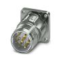 M23 PRO - 1628775 - 4+3+PE - ONECLICK - Crimp Pin - Device connector front mounting 28x28 M23 PRO - 1628775 - 4+3+PE - ONECLICK - Crimp Pin - Device connector front mounting 28x28