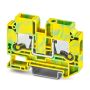 Ground modular terminal - XTV 10-PE - 1329550 (GREEN-YELLOW)