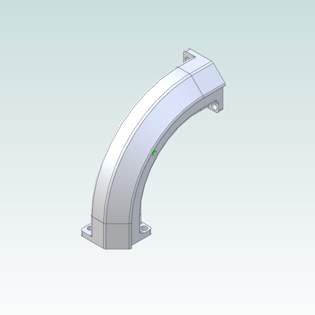 Aluminium shutter guide for Maytec 40x40 45 degrees | DamenCNC B.V.