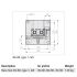 5872-2 Base foot 4080 type 1 left 2D Dimensions