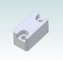 1645-1 BF20L ISEL Y as adapterplate LXWXH 21x40.5x20mm 3D Render