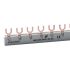 Busbar L1 L2 L3 N x 3 L212mm 3 phase 3 devices 63A