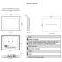 479-2 cMT2128x - HMI 12 WVA Touch Screen - Weintek 2D Dimensions