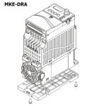 DELTA DIN-rail mount type A (72mm wide) MKE-DRA