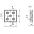 Endplate 80x80 M16 Compatible with ITEMMaytecsimilar