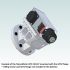 5220-4 Flange for Robotic Milling KUKA KR200ABB IRB 6600 3D Render with QTC4147