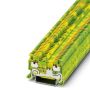 Ground modular terminal - PT 1,5/S-PE - 3208139 (GREEN/YELLOW)